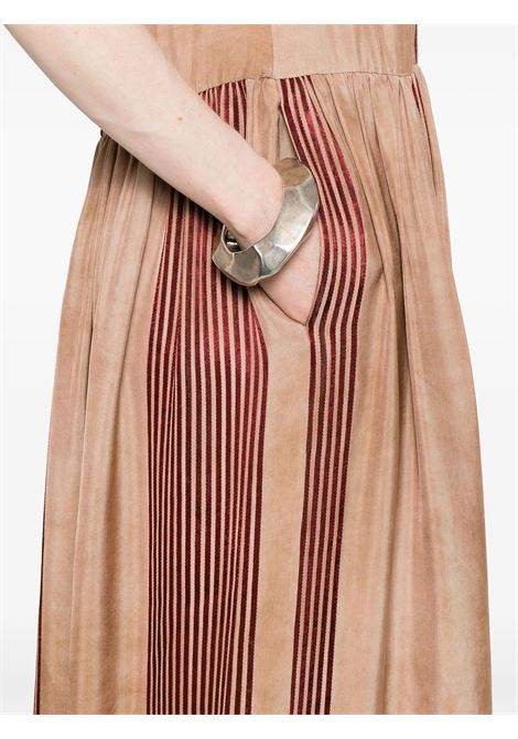ardal dress woman tan and red UMA WANG | UW5071UW027